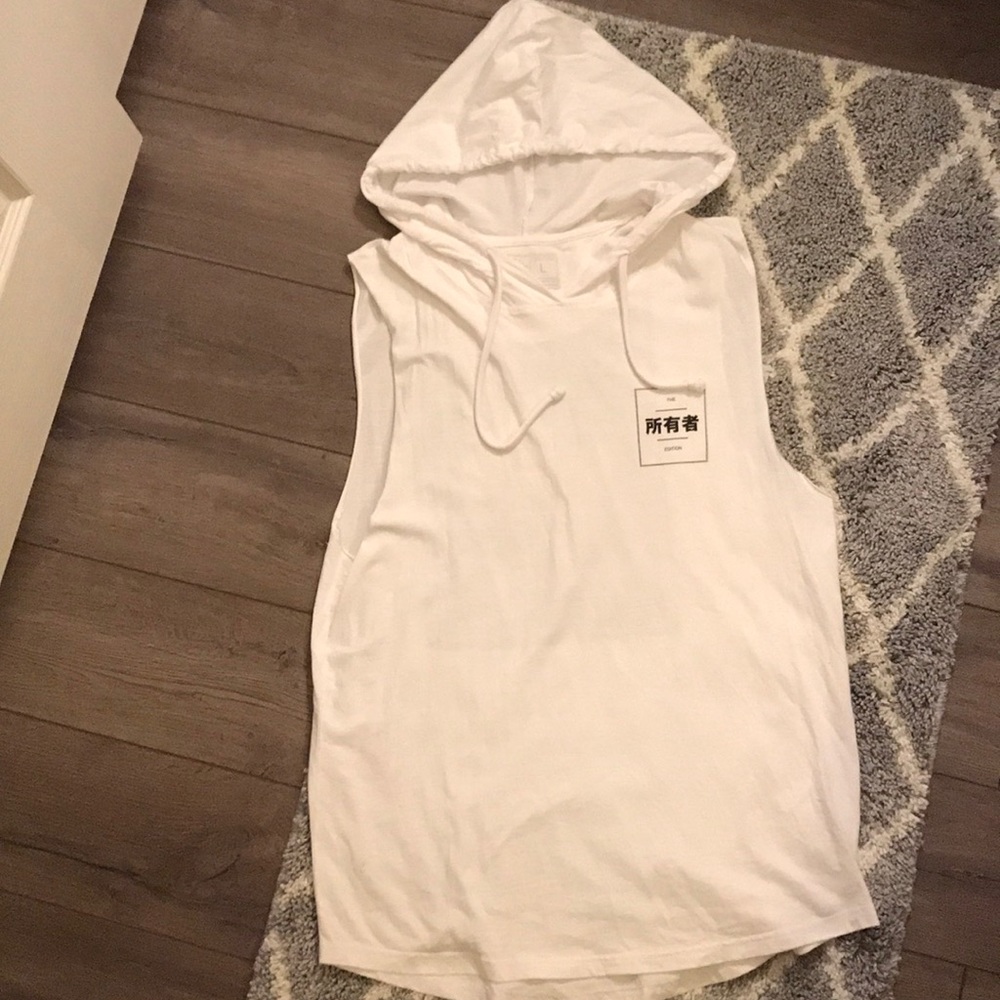 Mens hooded tank top